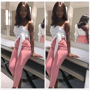 2 Piece Capri and Halter Top